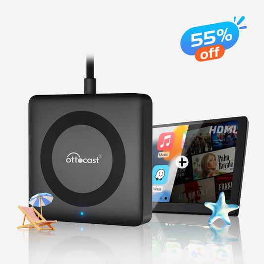 Car Tv Mate Max - Wireless CarPlay & Android Auto with HDMI Multimedia