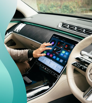 Nuova versione 2026 Plav2Video Ultra | Adattatore wireless CarPlay e Android Auto All-in-1 con App Hu