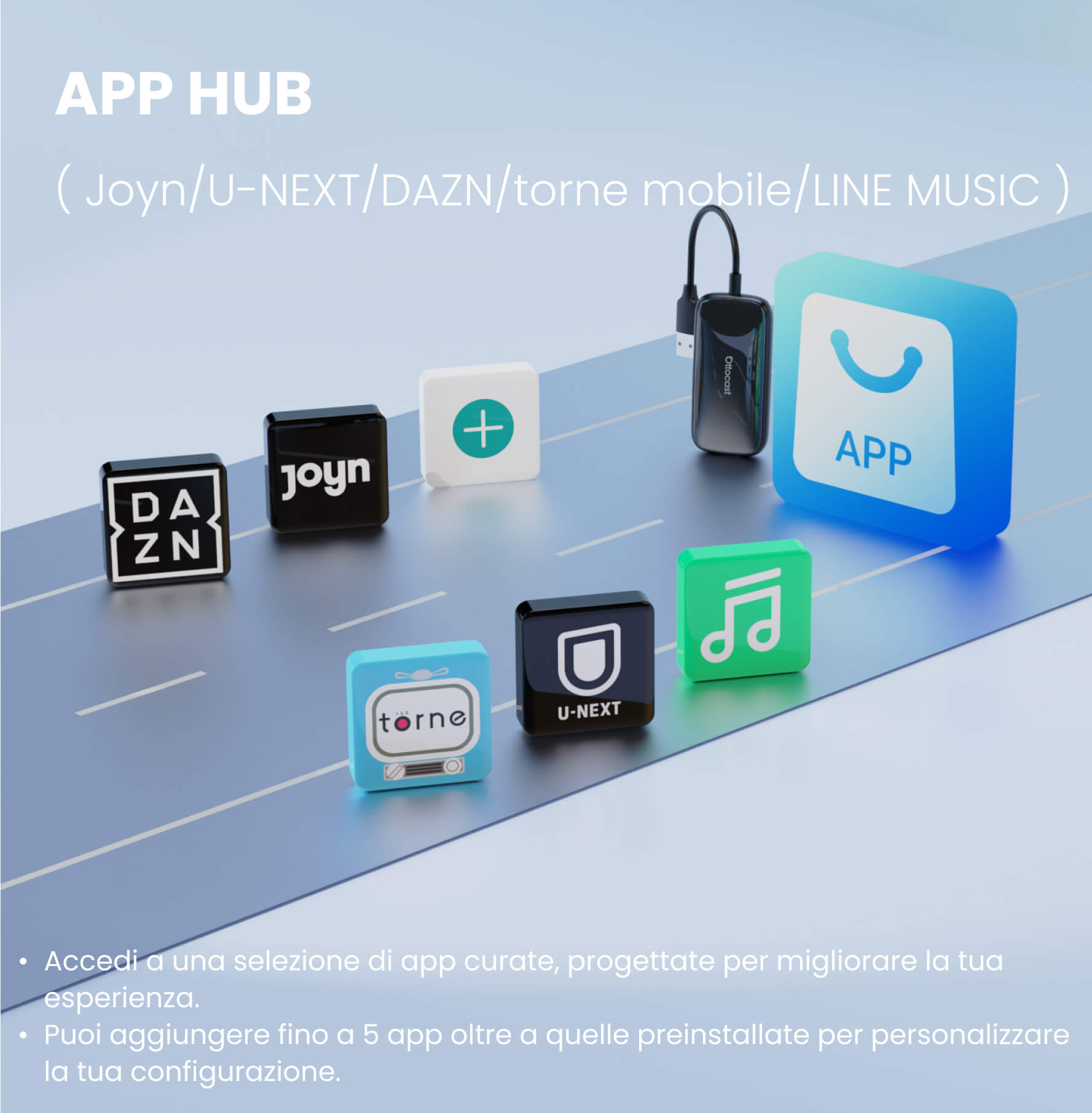 Nuova versione 2026 Plav2Video Ultra | Adattatore wireless CarPlay e Android Auto All-in-1 con App Hu