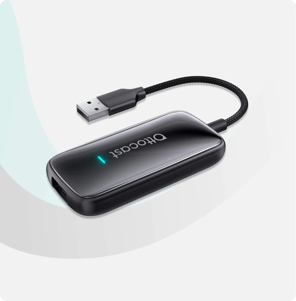 Nuova versione 2026 Plav2Video Ultra | Adattatore wireless CarPlay e Android Auto All-in-1 con App Hu