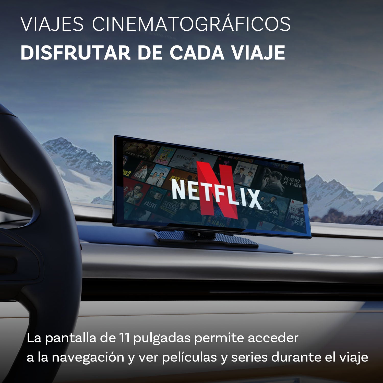 Ottocast® Screen Flow Apple CarPlay y Android Auto inalámbricos