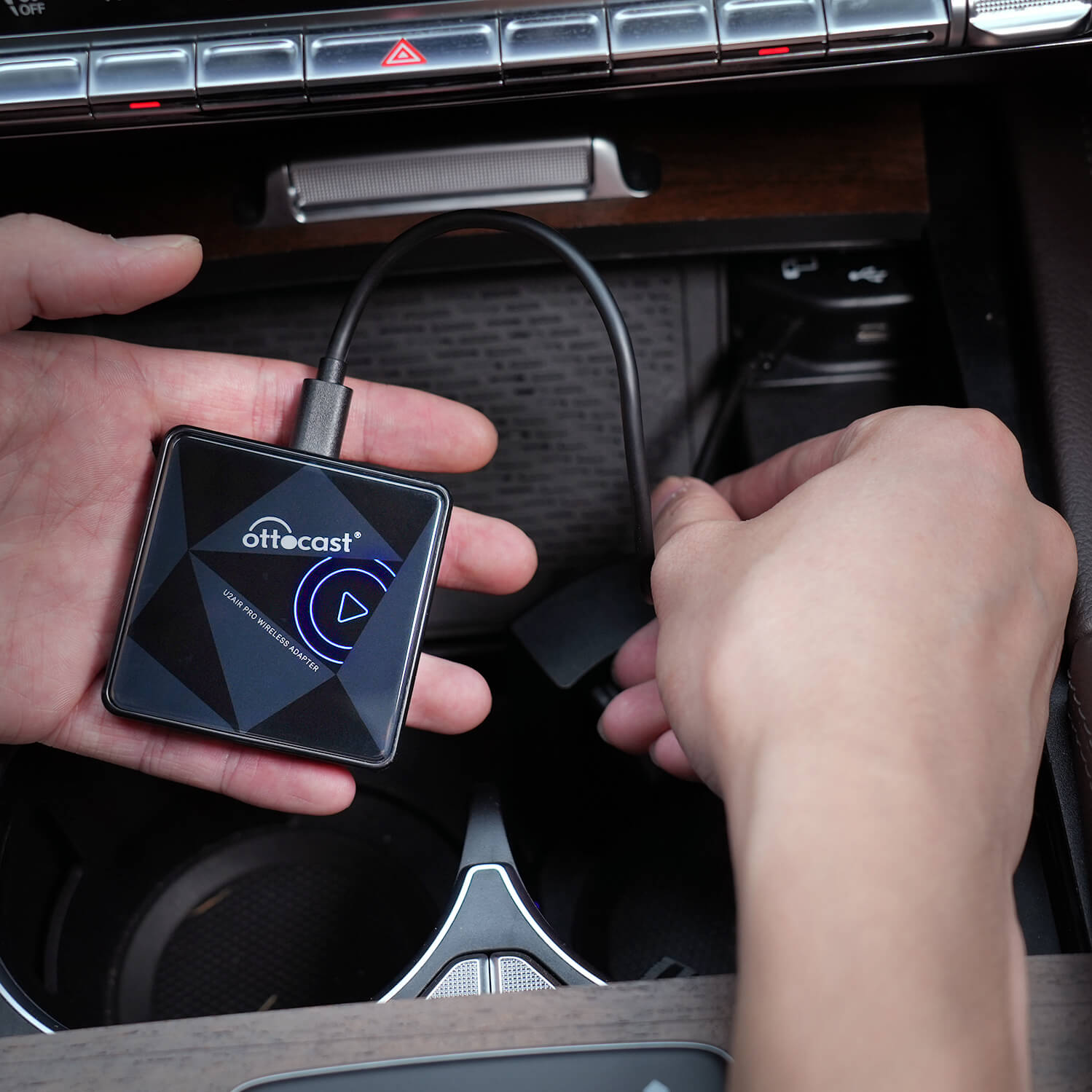 Ottocast® U2AIR Pro adaptador apple carplay inalámbrico