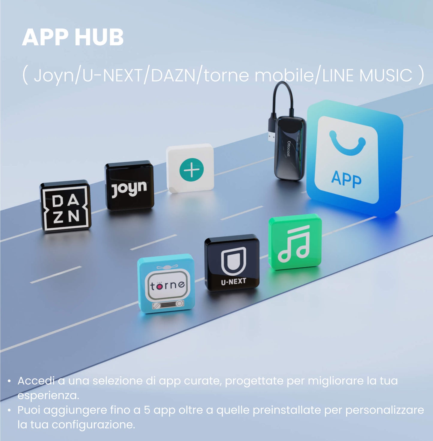 Nuova versione 2026 Plav2Video Ultra | Adattatore wireless CarPlay e Android Auto All-in-1 con App Hu